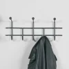 Online Wohnen Moderne Hakenleiste Garderobe in Schwarz - Winnington