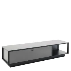 Online Wohnen Moderne TV Anbauwand in Grau - Ridona (zweiteilig)