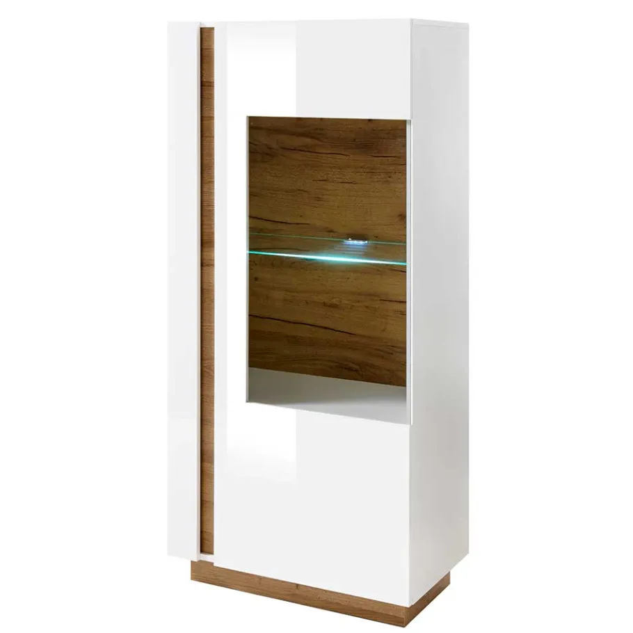 Hot Wohnen Moderne Vitrine 72x154x40 cm - Myrda