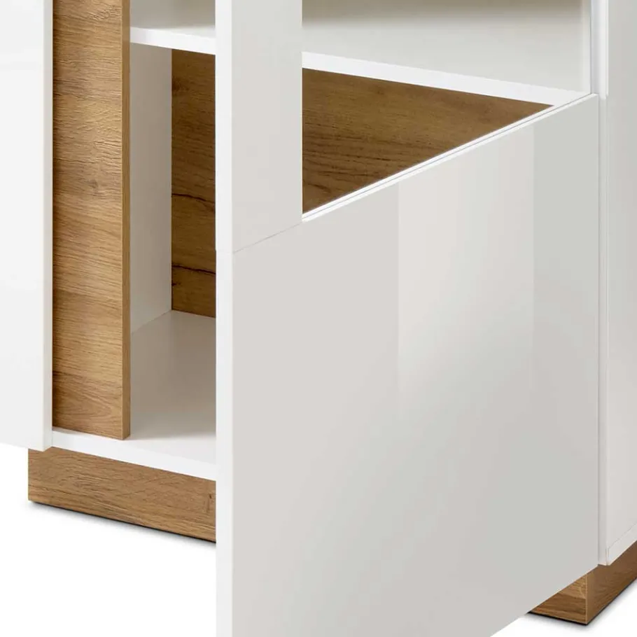 Hot Wohnen Moderne Vitrine 72x154x40 cm - Myrda