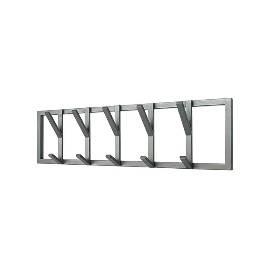 Clearance Wohnen Moderne Wandgarderobe mit fünf Kleiderhaken - Claudira