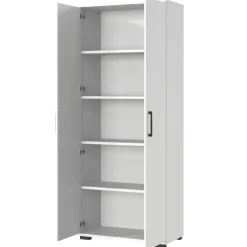 Clearance Wohnen Moderner Aktenschrank in Lichtgrau - Halcoms