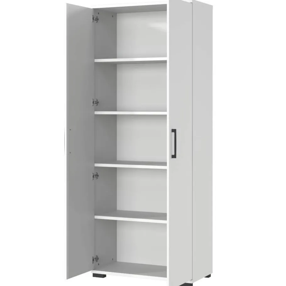 Clearance Wohnen Moderner Aktenschrank in Lichtgrau - Halcoms
