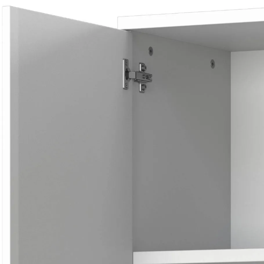 Clearance Wohnen Moderner Aktenschrank in Lichtgrau - Halcoms