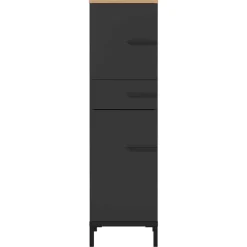 New Wohnen Moderner Badezimmerschrank 125 cm hoch - Lucrino