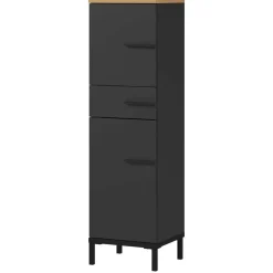 New Wohnen Moderner Badezimmerschrank 125 cm hoch - Lucrino
