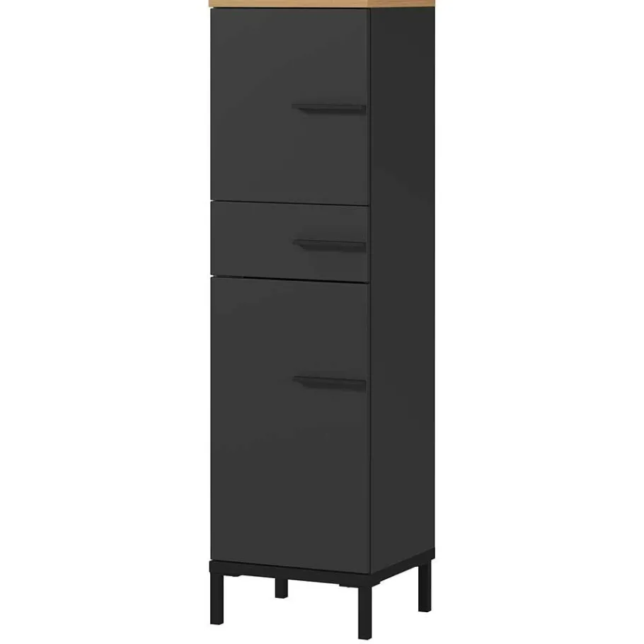 New Wohnen Moderner Badezimmerschrank 125 cm hoch - Lucrino