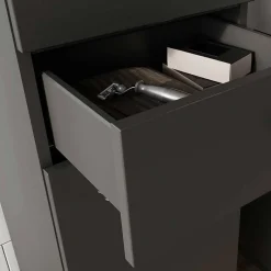 New Wohnen Moderner Badezimmerschrank 125 cm hoch - Lucrino