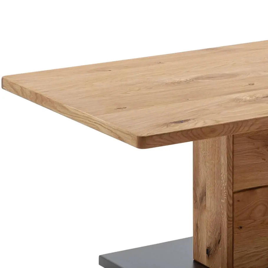 Hot Wohnen Moderner Couchtisch in Wildeiche und Anthrazit - Drinidad