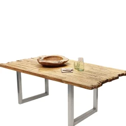 Hot Wohnen Moderner Esstisch aus recyceltem Teakholz - Adison