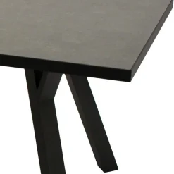 Wohnen Moderner Gartentisch aus Glas und Aluminium - Curedo