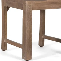 Outlet Wohnen Moderner Holzstuhl aus Mangobaum - Bosso (2er Set)
