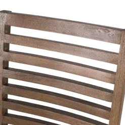 Outlet Wohnen Moderner Holzstuhl aus Mangobaum - Bosso (2er Set)