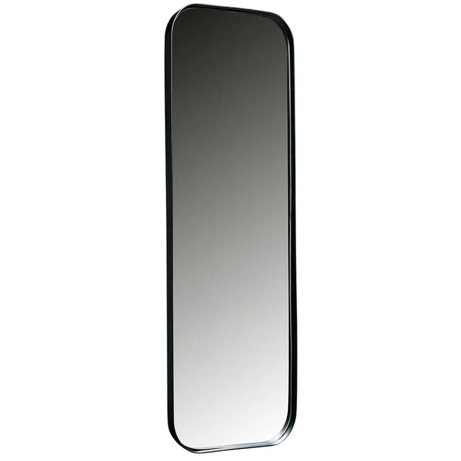 Wohnen Moderner Oval Spiegel in Schwarz - Locila