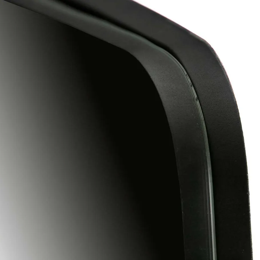 Wohnen Moderner Oval Spiegel in Schwarz - Locila