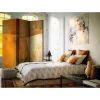 Sale Wohnen Moderner Paravent in Orange & Braun - Lagunara