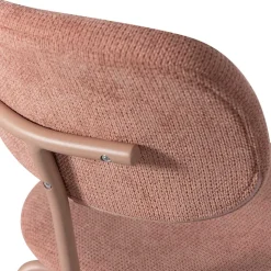 Sale Wohnen Moderner Polsterstuhl in Rosa - Ceusenia (2er Set)