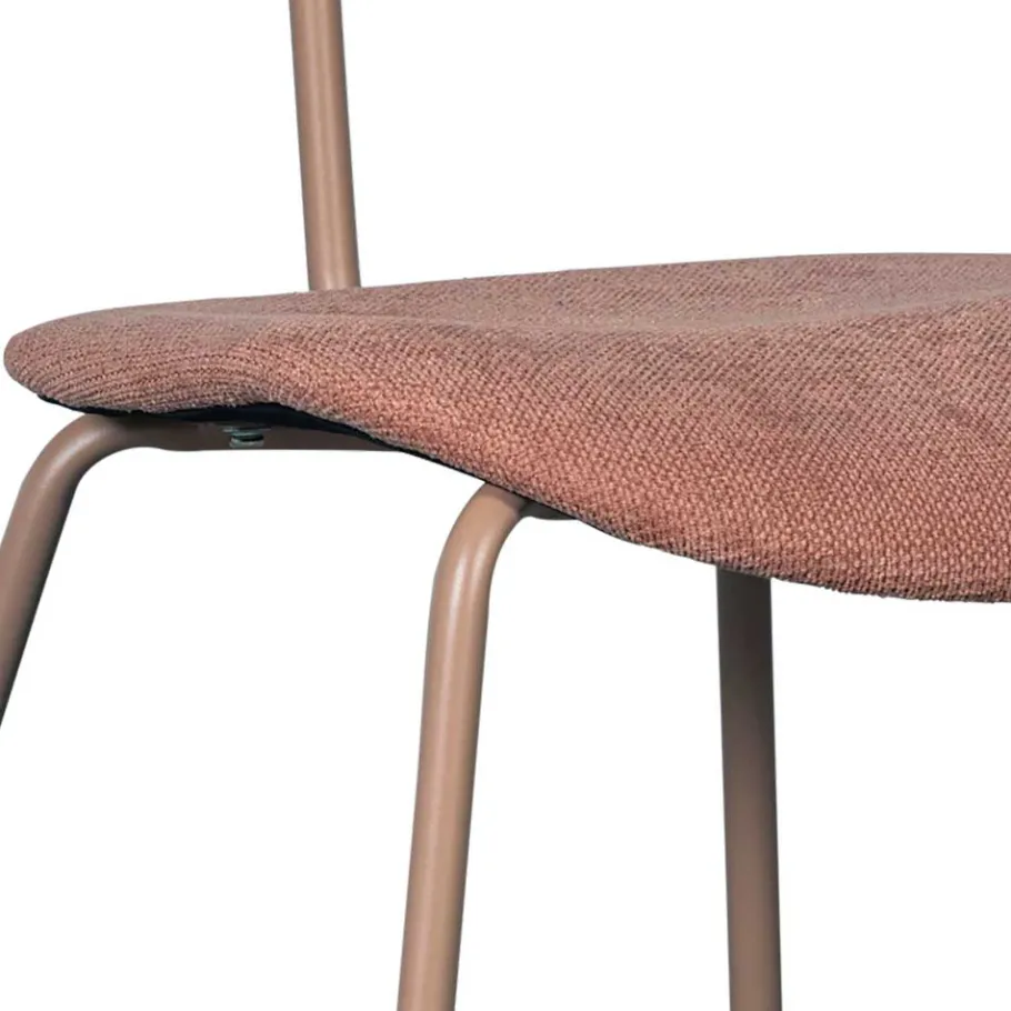 Sale Wohnen Moderner Polsterstuhl in Rosa - Ceusenia (2er Set)