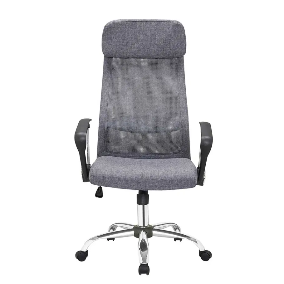 Hot Wohnen Moderner Schreibtischsessel aus Mesh & Stoff - Amanencia