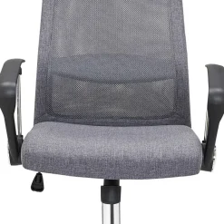 Hot Wohnen Moderner Schreibtischsessel aus Mesh & Stoff - Amanencia