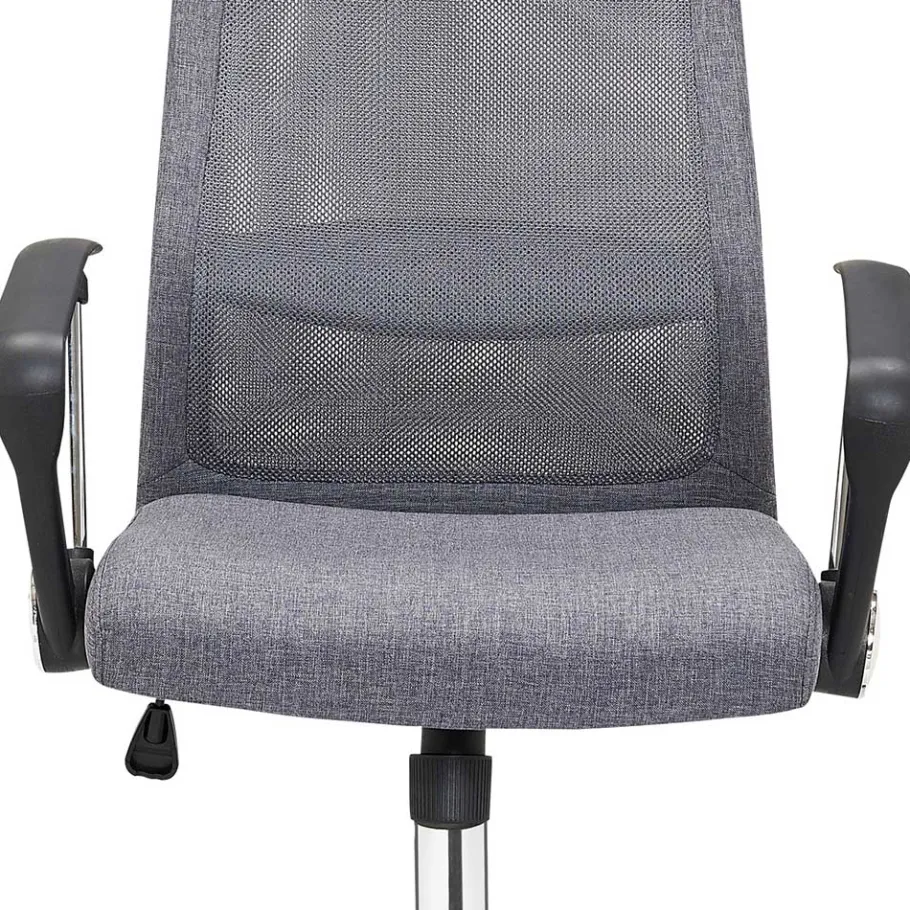 Hot Wohnen Moderner Schreibtischsessel aus Mesh & Stoff - Amanencia