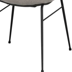Clearance Wohnen Moderner Stoffstuhl in Grau - Sanctarin (2er Set)