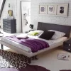 New Wohnen Modernes Bett Concista in Beton-Optik