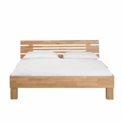Hot Wohnen Modernes Buche Holzbett Pinatory mit Kopfteil