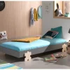 Clearance Wohnen Modernes Kinderbett mit Füßen im Puzzle Design - Carisma