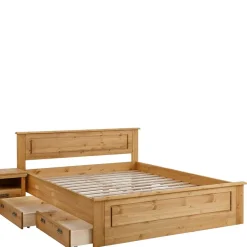Sale Wohnen Modernes Landhausbett aus Kiefer - Inhusa