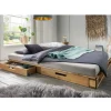 Best Wohnen Modernes Palettenbett in Kiefer Laugenfarben - Lira