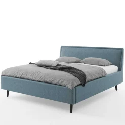 Best Wohnen Modernes Polsterbett in Blaugrau Stoff - Sunhide