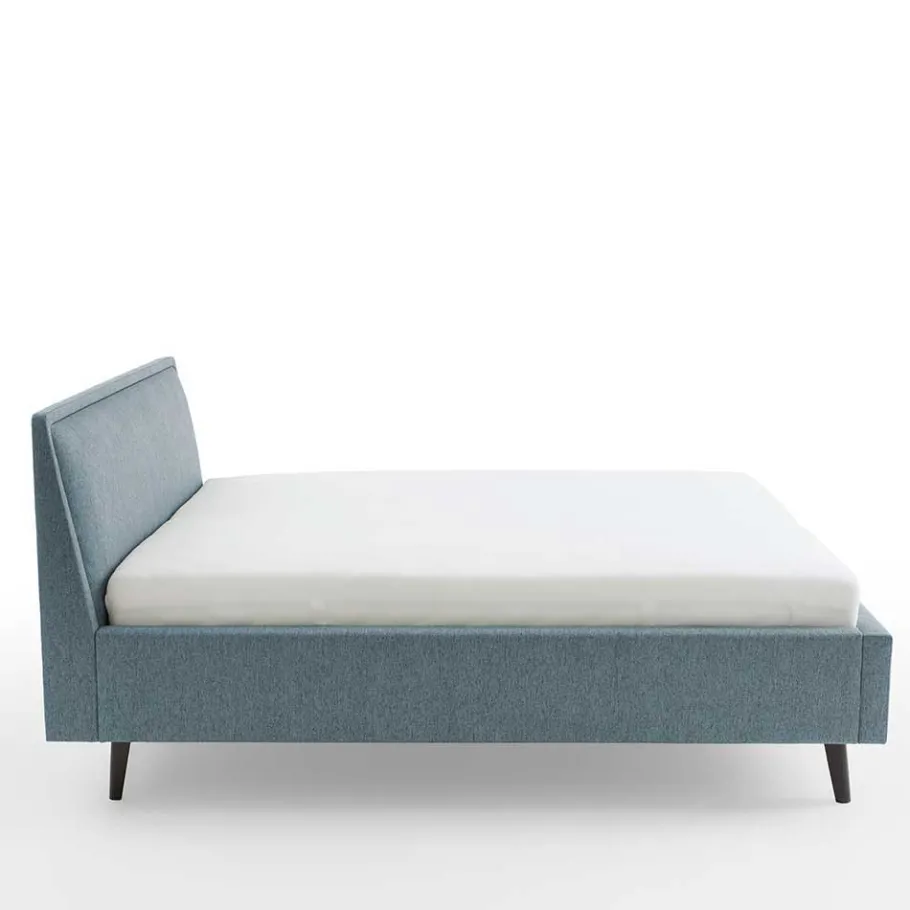 Best Wohnen Modernes Polsterbett in Blaugrau Stoff - Sunhide