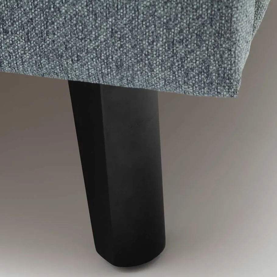 Best Wohnen Modernes Polsterbett in Blaugrau Stoff - Sunhide