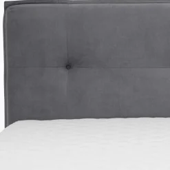 Online Wohnen Modernes Stauraum-Boxspringbett in Anthrazit - Zavagossa