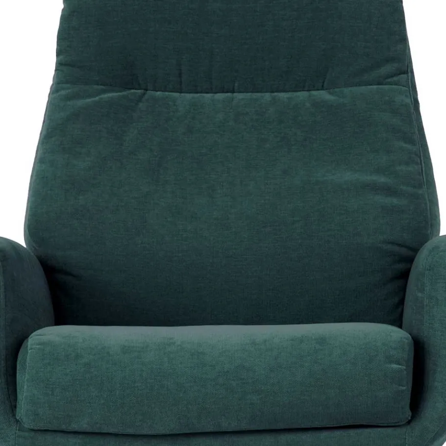 Best Wohnen Modernes TV Sessel Set mit Fußhocker - Trapani (zweiteilig)