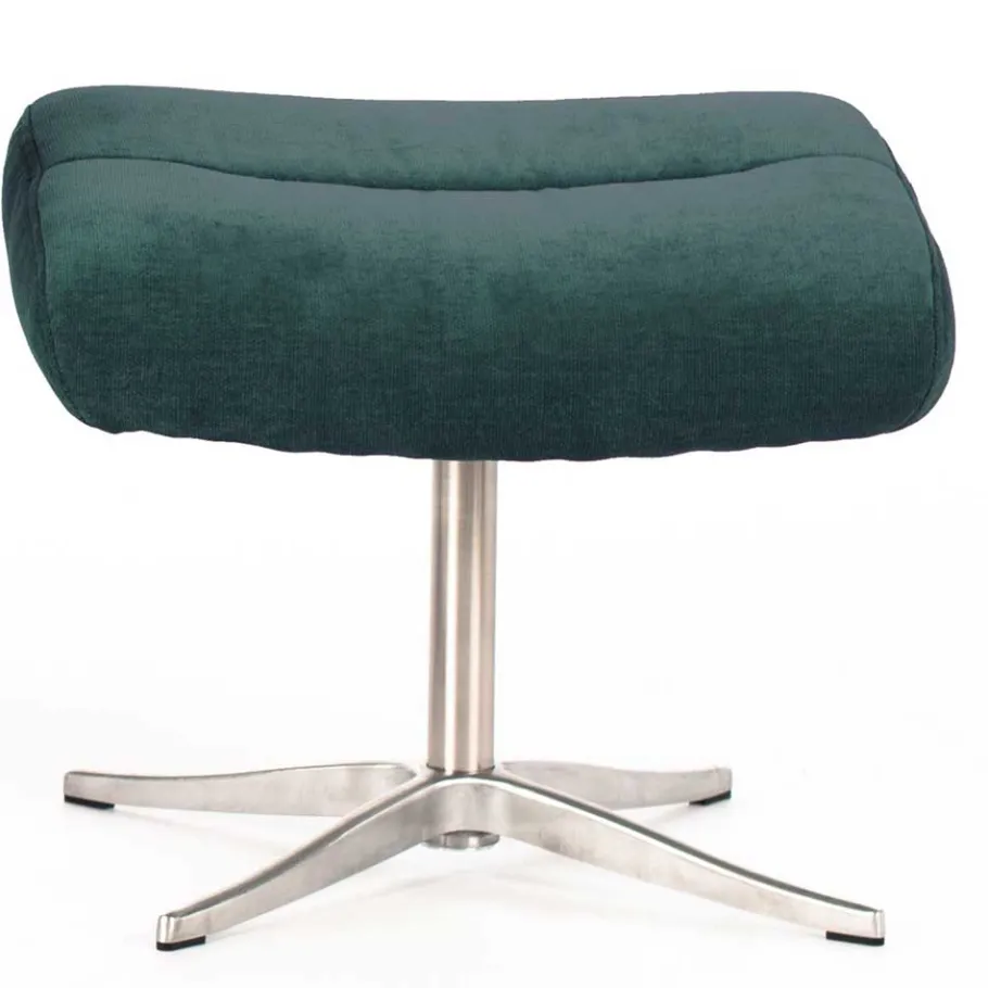 Best Wohnen Modernes TV Sessel Set mit Fußhocker - Trapani (zweiteilig)