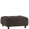 Sale Wohnen Modulcouch Polsterhocker in Graubraun Cord - Vita