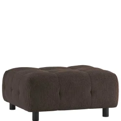 Sale Wohnen Modulcouch Polsterhocker in Graubraun Cord - Vita