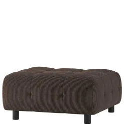 Sale Wohnen Modulcouch Polsterhocker in Graubraun Cord - Vita