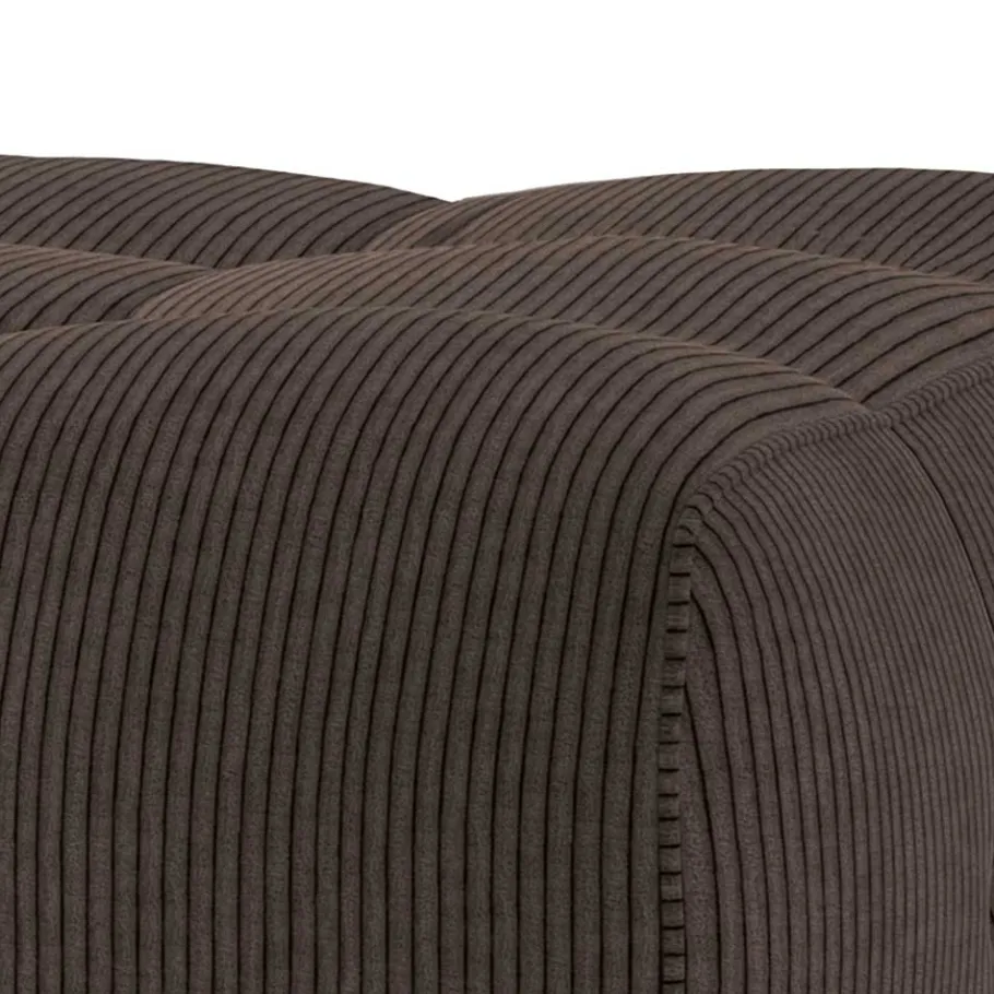 Sale Wohnen Modulcouch Polsterhocker in Graubraun Cord - Vita