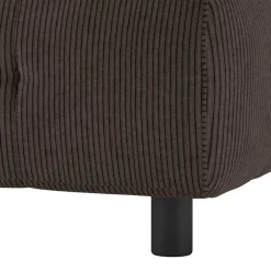 Sale Wohnen Modulcouch Polsterhocker in Graubraun Cord - Vita