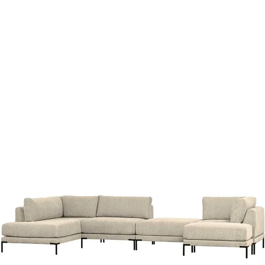 Clearance Wohnen Modulsofa Eckelement in Beige - Guerrero
