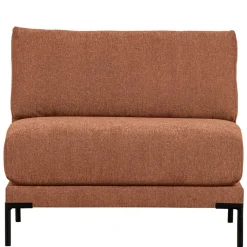 New Wohnen Modulsofa Element in Rost Braun Chenille - Brixx