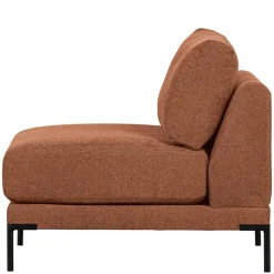 New Wohnen Modulsofa Element in Rost Braun Chenille - Brixx