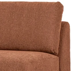 New Wohnen Modulsofa Element in Rost Braun Chenille - Brixx