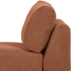 New Wohnen Modulsofa Element in Rost Braun Chenille - Brixx