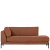 Best Wohnen Modulsofa Recamiere in Rost Braun - Brixx