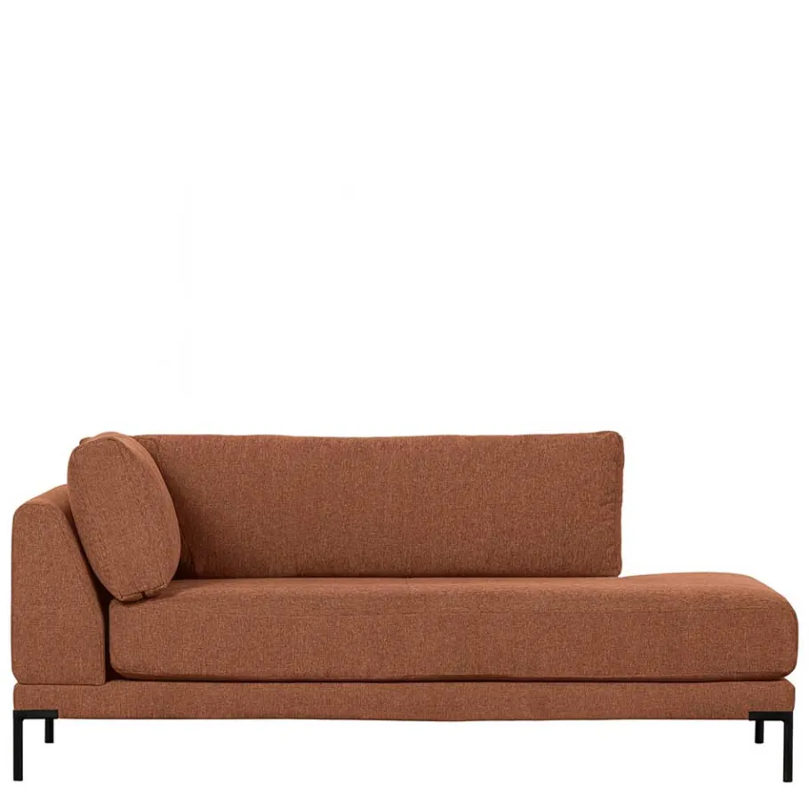 Best Wohnen Modulsofa Recamiere in Rost Braun - Brixx