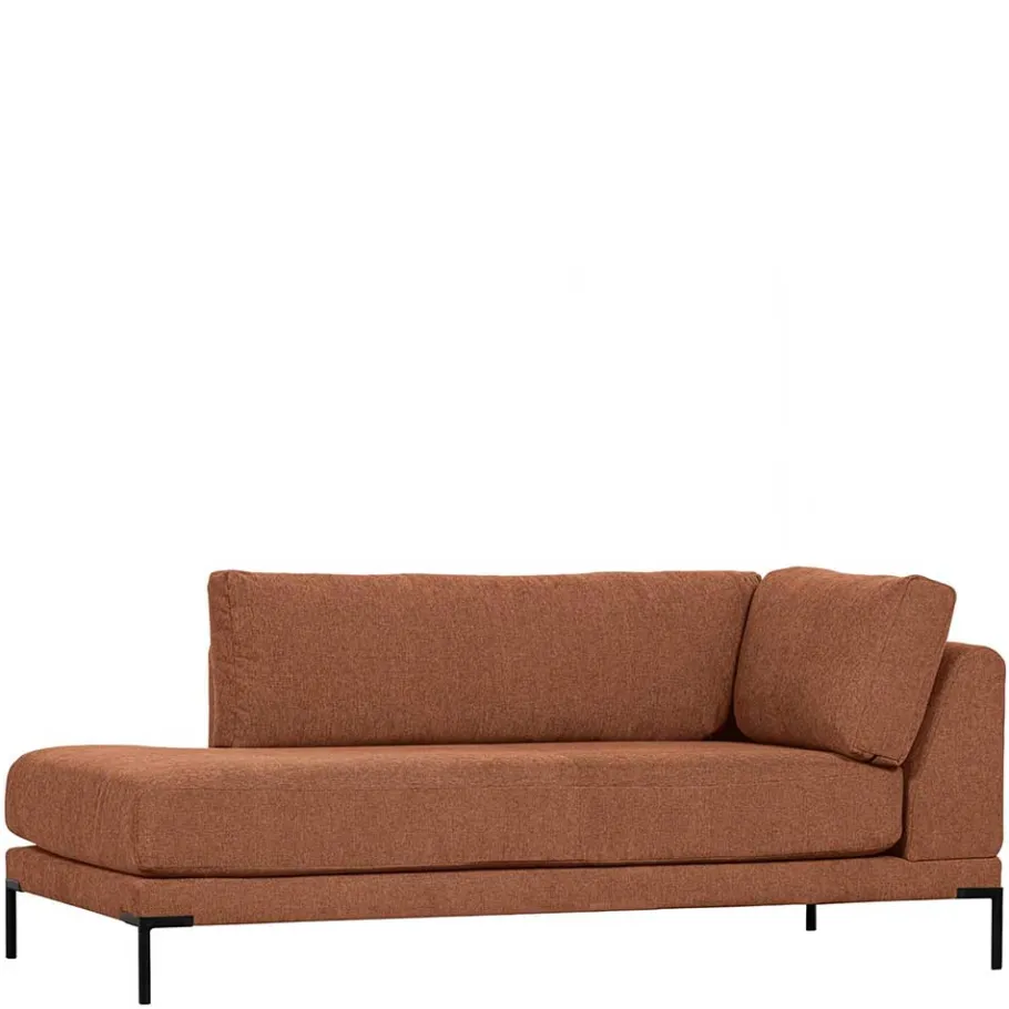 Best Wohnen Modulsofa Recamiere in Rost Braun - Brixx